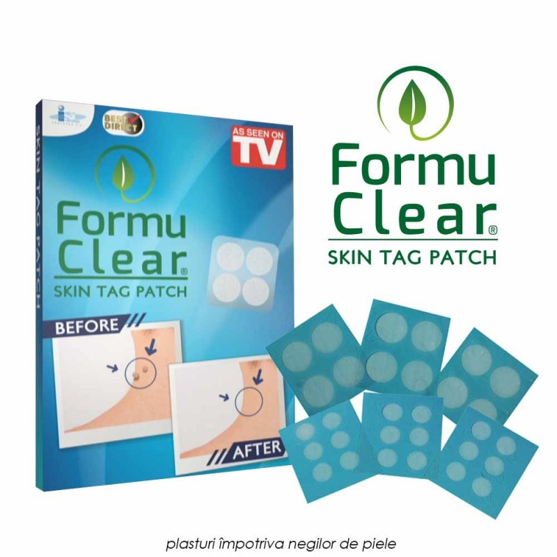FormuClear Skin Tag Patch - plasturi impotriva negilor de piele | Produs Original de la Telestar