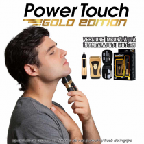 Power Touch Gold Edition - Aparat De Ras Electric Cu Trimmer De Nas Si Urechi Si Trusa De Ingrijire